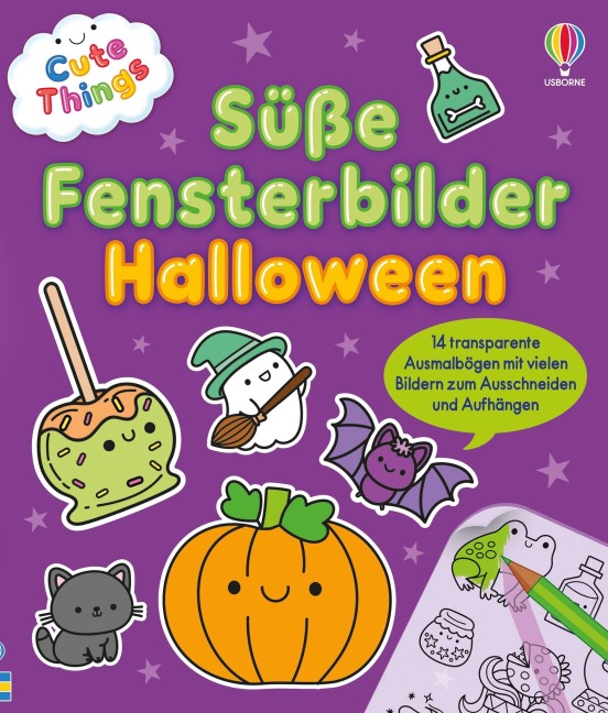 Cute Things - Süße Fensterbilder Halloween - Kate Nolan