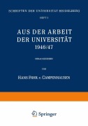 Cover-Bild zum Titel 'Aus der Arbeit der Universität 1946/47' von ''