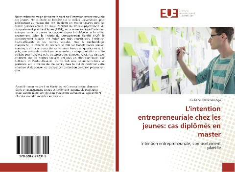 L'intention entrepreneuriale chez les jeunes: cas diplômés en master - Giuliano Rakotomanga