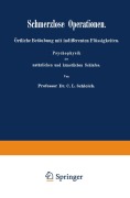 Cover-Bild zum Titel 'Schmerzlose Operationen' von 'C. L. Schleich'