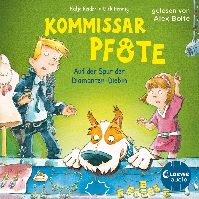 Kommissar Pfote (Band 2) - Auf der Spur der Diamanten-Diebin - Katja Reider
