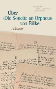 Cover-Bild zum Titel 'Über »Die Sonette an Orpheus" von Rilke' von ''