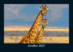 Cover-Bild zum Titel 'Giraffen 2027 Fotokalender DIN A5' von 'Tobias Schmitt, Kevin Heber'