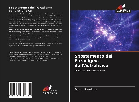 Spostamento del Paradigma dell'Astrofisica - David Rowland