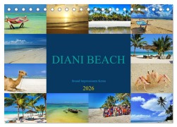 Cover-Bild zum Titel 'DIANI BEACH Strand Impressionen Kenia (Tischkalender 2026 DIN A5 quer), CALVENDO Monatskalender' von 'Susan Michel'