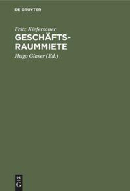Geschäftsraummiete - Fritz Kiefersauer