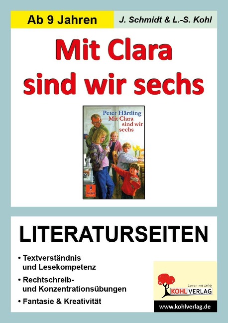 Mit Clara sind wir sechs - Literaturseiten - Jasmin Schmidt, Lynn S Kohl