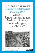 Cover-Bild zum Titel 'Sicherheitspolitik von unten' von 'Richard Rohrmoser'