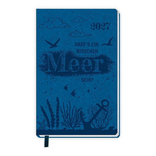 TRÖTSCH - Taschenkalender A6 Soft Touch Maritim 2027 - 