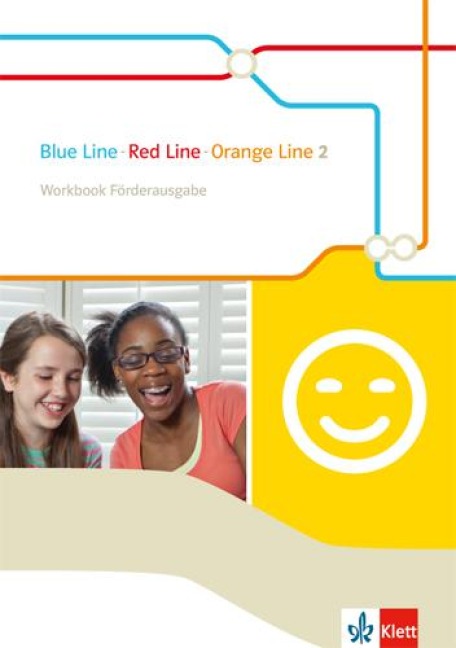 Blue Line - Red Line - Orange Line 6. Klasse. Workbook Förderausgabe - 
