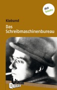 Cover-Bild zum Titel 'Das Schreibmaschinenbureau - Literatur-Quickie' von 'Klabund Klabund'