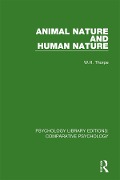 Cover-Bild zum Titel 'Animal Nature and Human Nature' von 'W. H. Thorpe'