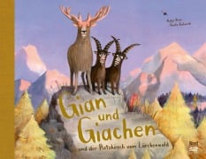 Cover-Bild zum Titel 'Gian und Giachen und der Platzhirsch vom Lärchenwald' von 'Katja Alves'