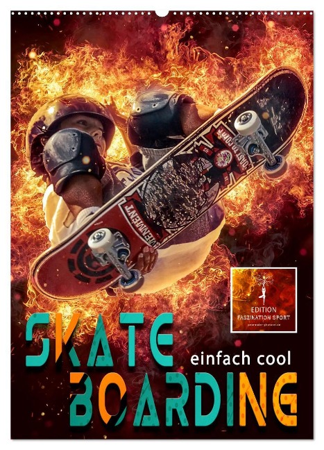 Skateboarding - einfach cool (Wandkalender 2025 DIN A2 hoch), CALVENDO Monatskalender - Peter Roder