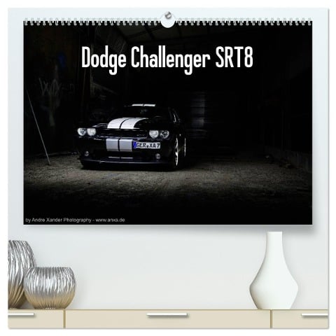 Dodge Challenger SRT8 (hochwertiger Premium Wandkalender 2025 DIN A2 quer), Kunstdruck in Hochglanz - Andre Xander