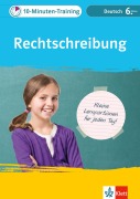 Cover-Bild zum Titel 'Klett 10-Minuten-Training Deutsch Rechtschreibung 6. Klasse' von ''