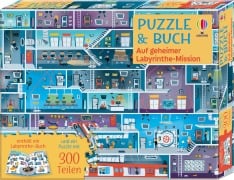 Cover-Bild zum Titel 'Puzzle & Buch: Auf geheimer Labyrinthe-Mission' von 'Kate Nolan, Sam Smith'