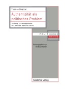Cover-Bild zum Titel 'Authentizität als politisches Problem' von 'Thomas Noetzel'