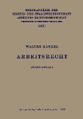 Cover-Bild zum Titel 'Arbeitsrecht' von 'Walter Kaskel'