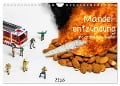 Mandelentzündung ... und andere Mini-Welten (Wandkalender 2025 DIN A4 quer), CALVENDO Monatskalender - Michael Bogumil