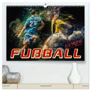 Cover-Bild zum Titel 'Fußball - extrem (hochwertiger Premium Wandkalender 2026 DIN A2 quer), Kunstdruck in Hochglanz' von 'Peter Roder'