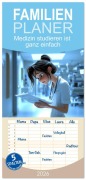 Cover-Bild zum Titel 'Familienplaner 2026 - Medizin studieren ist ganz einfach mit 5 Spalten (Wandkalender, 21 x 45 cm) CALVENDO' von 'Kerstin Waurick'