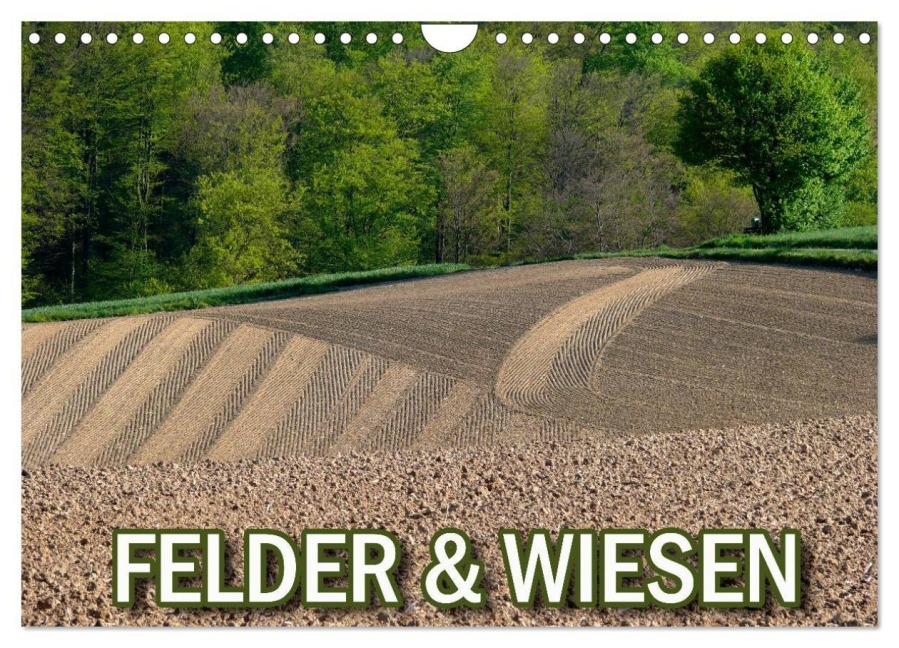 Felder und Wiesen (Wandkalender 2026 DIN A4 quer), CALVENDO Monatskalender - Bildagentur Geduldig