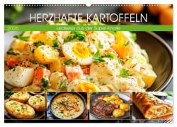 Cover-Bild zum Titel 'Herzhafte Kartoffeln. Leckeres aus der Super-Knolle (Wandkalender 2026 DIN A2 quer), CALVENDO Monatskalender' von 'Rose Hurley'
