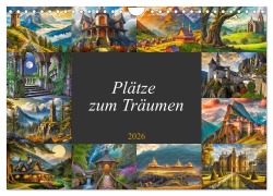 Cover-Bild zum Titel 'Plätze zum Träumen (Wandkalender 2026 DIN A4 quer), CALVENDO Monatskalender' von 'Werner Braun'