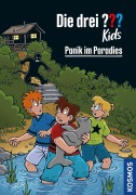 Cover-Bild zum Titel 'Die drei ??? Kids, 1, Panik im Paradies (drei Fragezeichen)' von 'Ulf Blanck'