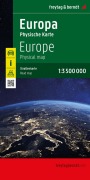 Cover-Bild zum Titel 'Europa physisch, Straßenkarte 1:3.500.000, gefaltet, freytag & berndt' von ''