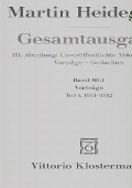 Cover-Bild zum Titel 'Gesamtausgabe. 4 Abteilungen / Vorträge 01' von 'Martin Heidegger'
