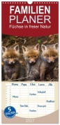 Cover-Bild zum Titel 'Familienplaner 2027 - Füchse in freier Natur mit 5 Spalten (Wandkalender, 21 x 45 cm) CALVENDO' von 'Ulrich Hopp'
