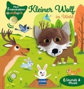 Cover-Bild zum Titel 'Mein Fingerpuppen-Soundbuch - Kleiner Wolf im Wald' von 'Émilie Collet'