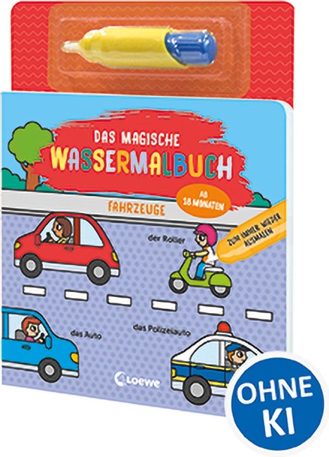 Das magische Wassermalbuch - Fahrzeuge - 