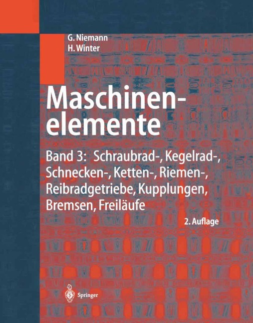Maschinenelemente - Gustav Niemann, Hans Winter, Burkhard Neumann