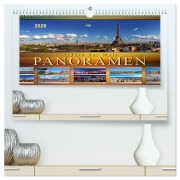 Cover-Bild zum Titel 'Städte der Welt, Panoramen (hochwertiger Premium Wandkalender 2026 DIN A2 quer), Kunstdruck in Hochglanz' von 'Peter Roder'