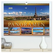 Cover-Bild zum Titel 'Städte der Welt, Panoramen (hochwertiger Premium Wandkalender 2026 DIN A2 quer), Kunstdruck in Hochglanz' von 'Peter Roder'