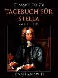 Cover-Bild zum Titel 'Tagebuch für Stella Zweiter Teil' von 'Jonathan Swift'