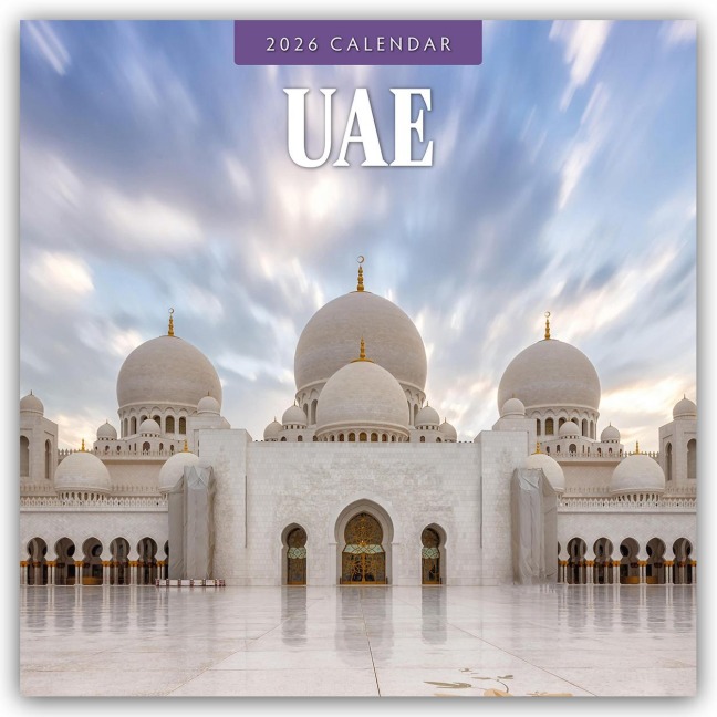 UAE - Vereinigte Arabische Emirate 2026 - 16-Monatskalender - Robin Red