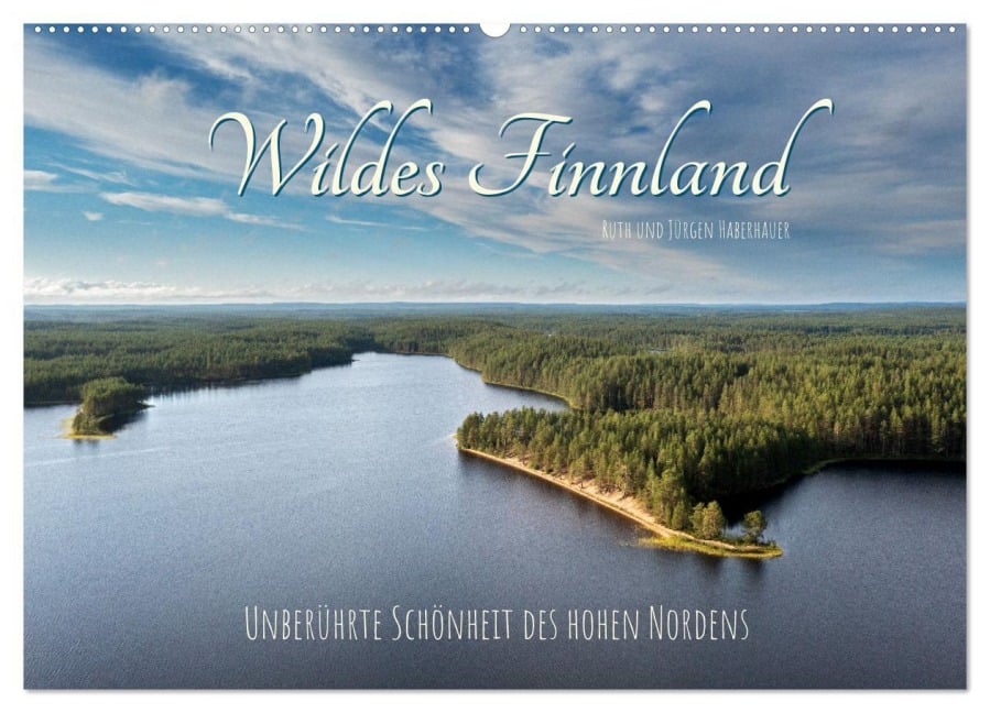 Wildes Finnland (Wandkalender 2025 DIN A2 quer), CALVENDO Monatskalender - Ruth Und Jürgen Haberhauer