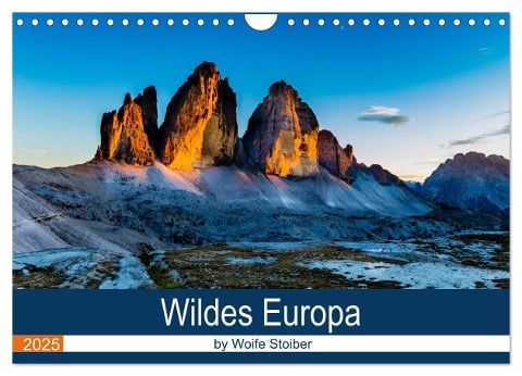 Wildes Europa (Wandkalender 2025 DIN A4 quer), CALVENDO Monatskalender - Woife Stoiber