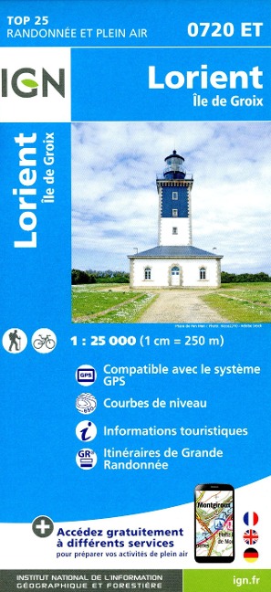 Lorient Ile de Groix 1:25 000 - 