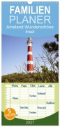 Cover-Bild zum Titel 'Familienplaner 2027 - Ameland Wunderschöne Insel mit 5 Spalten (Wandkalender, 21 x 45 cm) CALVENDO' von 'Gregor Herzog'