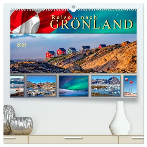 Reise nach Grönland (hochwertiger Premium Wandkalender 2025 DIN A2 quer), Kunstdruck in Hochglanz - Peter Roder