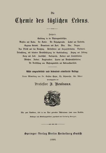 Die Chemie des täglichen Lebens - Gustav Heppe, Theodor Schwartze, Julius Zoellner