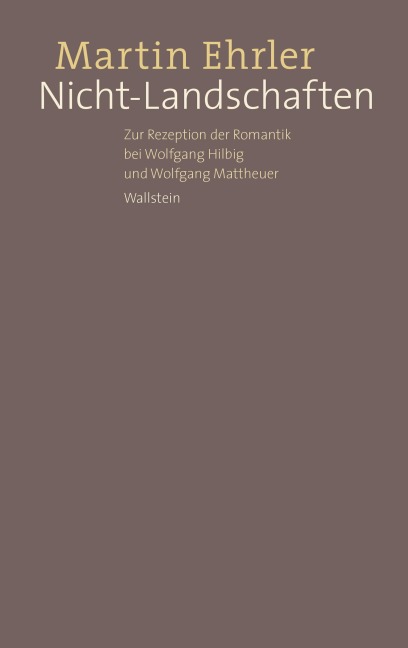 Nicht-Landschaften - Martin Ehrler
