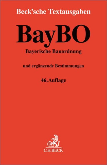 Bayerische Bauordnung. BayBO - 