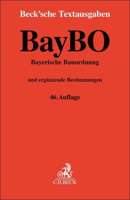 Bayerische Bauordnung. BayBO - 