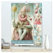 Tarot Wunderwelten. Surrealistische und magische Tarot-Kunst (hochwertiger Premium Wandkalender 2026 DIN A2 hoch), Kunstdruck in Hochglanz - Rose Hurley